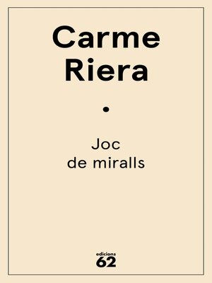 cover image of Joc de miralls